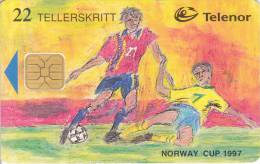 Norway, N099, Norway Cup 1997, Football, 2 Scans. - Norvegia