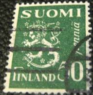 Finland 1930 Heraldic Lion 50p - Used - Oblitérés