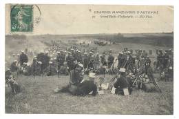 Grandvilliers (60) : La Grande Halte De L'infanterie Aux Grandes Manoeuvres D'automne En 1910 (animé). - Grandvilliers
