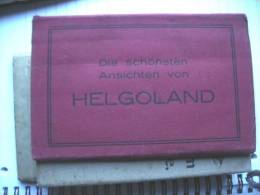 Duitsland Deutschland Allemagne Germany Helgoland Album Map Carnet Mit 10 Ansichtskarten Alt - Helgoland