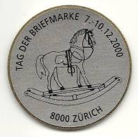 2000 Gedenkmünze Tag Der Briefmarke - Brieven En Documenten