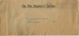 1944   OHMS Cover To USA - Brieven En Documenten