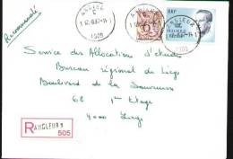Recommandé - Angleur 1C - 12-8-87 - Briefe U. Dokumente