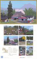 Japan Mi 5566-5575 Mini Sheet - Hometowns - Scenes In My Heart 9 - Painting - Ibaraki - Saitama - Gunma 2011 ** - Hojas Bloque