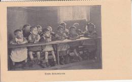 - GERMANIA- ERSTE SCHULSTUNDE BELLA FOTO D´EPOCA ORIGINALE 100% - Children's School Start