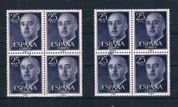 España. Bloque De Cuatro Variedad - Unused Stamps