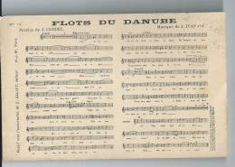 FLOTS Du DANUBE  Carte Partition N°72 - Music