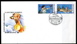 MOLDAVIA / MOLDOVA 1992 - Giochi Olimpici "Barcellona '92"- FDC Come Da Scansione - Zomer 1992: Barcelona