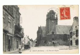 CP  BAUD N°36 LA PLACE DE L EGLISE - Baud