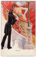 ILLUSTRATORS USABAL "FARE WELL"  WSBS Nr. 1127 OLD POSTCARD - Usabal