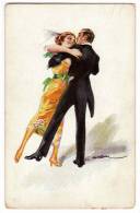 ILLUSTRATORS USABAL THE DANCE  WSBS Nr. 1092 OLD POSTCARD - Usabal