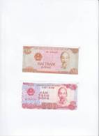 Billet Du Viet-nam Neuf Unc Pick  100+101 - Vietnam