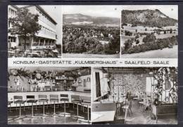 31834     Germania,   Konsum -  Gaststatte "Kulmberghaus" -  Saalfeld-Saale,  VG  1980 - Saalfeld