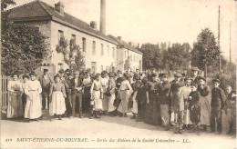 76 - ST ETIENNE DU ROUVRAY,  SORTIE DES ATELIERS DE LA SOCIETE COTONNIERE - Saint Etienne Du Rouvray