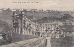 HOTEL RIGI-KULM UND DIE ALPEN VG 1906  XLUCCA ORIGINALE AUTENTIQUE 100% - Saint-Luc