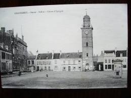 GRAVELINES - 1916 - Mairie - Beffroi - Caisse D' épagne - Poste Militaire - Aubart Lot 194 - Gravelines