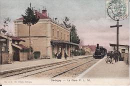 CP  CORBIGNY LA GARE P.L.M. - ECRITE EN 1905 - Corbigny