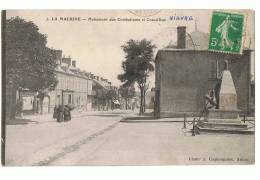 CP LA MACHINE N°7 MONUMENT AUX COMBATTANTS ET GRAND RUE - La Machine