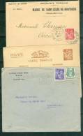 Lot 3 Lettres Ou Documents Avec Type Iris - Pb81 - 1939-44 Iris
