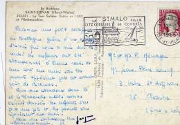 Postal St Malo  1965, Flamme, Francia - Cartas & Documentos