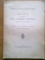 LIBRO MEDICINA LA METAFORA Y EL SIMIL EN LA LITERATURA CIENTIFICA DISCURSOS 1927.EXCENLENTISIMO SEÑOR CONDE DE GIMENO..4 - Ciencias, Manuales, Oficios