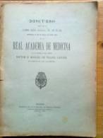 LIBRO MEDICINA Discurso Leído En La... Sesión Inaugural Del Año De 1913 Celebrada El 26 De Enero... En La Real Academia - Ciencias, Manuales, Oficios