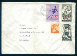 52980 Cover Lettre Brief 1966 TORINO - FIGURE SKATING , ALESSANDRO TASSONI HORSE Italia Italy Italie Italien Italie - Pattinaggio Artistico