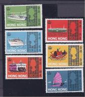 HongKong1968:Scott239-44( Michel232-7)mnh** TRANSPORTATION - Unused Stamps