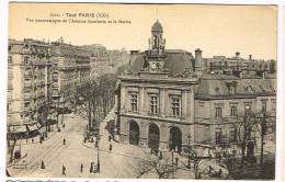 TOUT-PARIS ( XXe) 20e - Vue Panoramique De L'Avenue Gambetta Et La Mairie - Arrondissement: 20