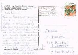 Postal MURALTO (Suiza) 1974. Vegetazione Sub Tropicale - Briefe U. Dokumente