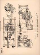 Original Patentschrift - VESUV - Kohlenanzünder GmbH In Berlin , 1899 , Maschine Für Kohlenanzünder Aus Torf !!! - Machines