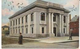 Norfolk VA Virginia Public Library, Architecture, C1900s Vintage Postcard, South Norfolk VA DPO - Bibliotecas