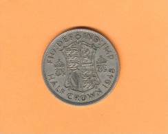 Great Britain UK Half Crown 1/2 King George VI 1948 - K. 1/2 Crown