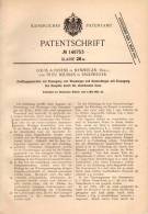 Original Patentschrift - F. Neumann In Eschweiler Und Nymwegen , 1902 , Zwillingsgenerator Zur Wassergas - Erzeugung !!! - Machines