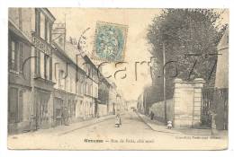 Gonesse (95) : La Rue De Paris Prise Au Niveau Des Etablissements Leurard Fils En 1905 (animée). - Gonesse