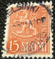 Finland 1954 Lion 15m - Used - Gebruikt