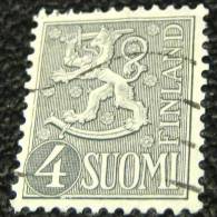 Finland 1954 Lion 4m - Used - Oblitérés