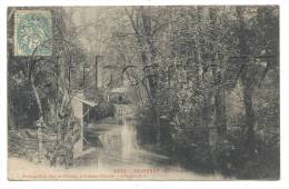 Gonesse (95) : Le Lavoir Sur Le Croulu  En 1906. - Gonesse