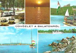 TABLE TENNIS PING PONG SPORT * SAIL BOAT SAILBOAT SAILING SHIP * SUNSET BEACH TENT FLAG BALATON * KAK 0103 792 * Hungary - Tennis De Table