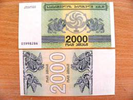 UNC Banknote From Georgia, 2000 (laris) 1993, Pick 44, Bunches Of Grapes - Georgia