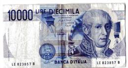 BILLET ITALIE - P.112 - 10000 LIRE - 1984 - ALESSANDRO VOLTA - MAUSOLEE - YEUX NOIRS - 10.000 Lire