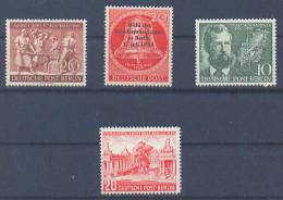 Germany West Berlin Workers,bell,Ottmar Mergenthaler Mi#116,117,118,125 1954 MNH ** - Ungebraucht