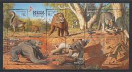 2008 Mega Fauna Of Australia Mini Sheet Lovely Stamps  Complete Mint Unhinged Gum - Blocks & Sheetlets