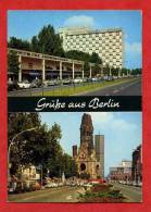 * ALLEMAGNE-BERLIN-Hilton Hotel Mit Kolonnaden-Kurfürstendamm Und Kaiser-Wilhelm-Gedachtniskirche-1970(Automobiles) - Charlottenburg