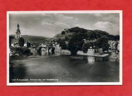 * BAD KREUZNACH-Nahebrücke Mit Kauzenburg(Carte Photo)-1951 - Bad Kreuznach