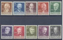 Germany Berlin Famous People (Mi#91/100) 1949 USED - Unused Stamps