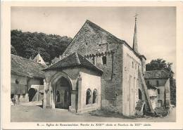 EGLISE DE ROMAINMOTIER----PORCHE DU XIIIE SIECLE ET NARTHEX DU XII E SIECLE - Romainmôtier-Envy