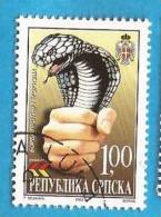 2002X   233    BOSNIA REPUBLIKA SRPSKA AGAINST TERRORISM MILITARIA SERPENTI  USED - Schlangen