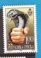 2002X   233    BOSNIA REPUBLIKA SRPSKA AGAINST TERRORISM MILITARIA SERPENTI  MNH - Serpenti
