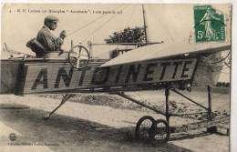 Aviation   Monoplan Antoinette  Aviateur Latham - ....-1914: Précurseurs